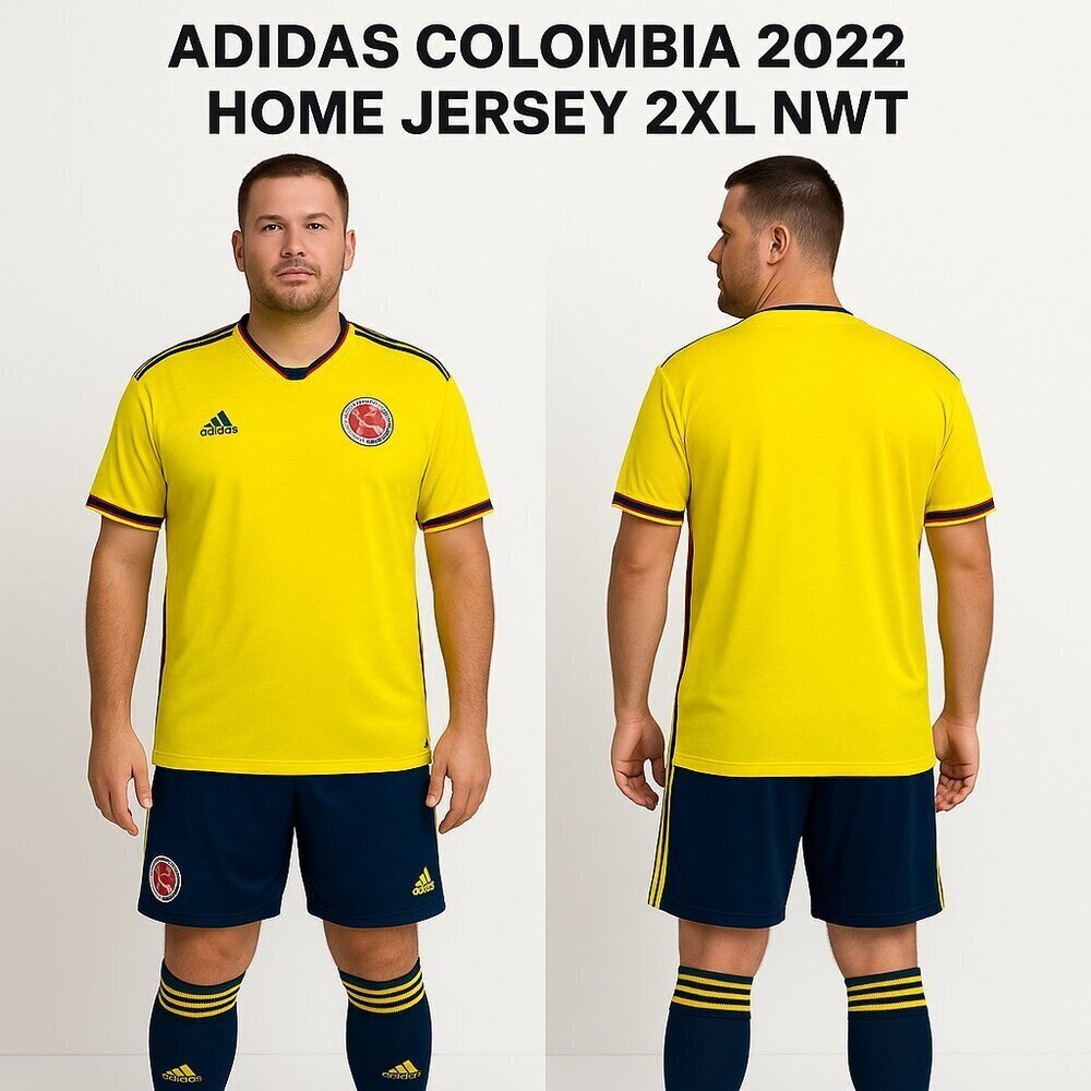 Adidas Colombia 2022 Home Jersey 2XL NWT